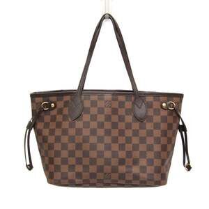 LOUIS VUITTON Brown Damier Neverfull PM Tote Bag